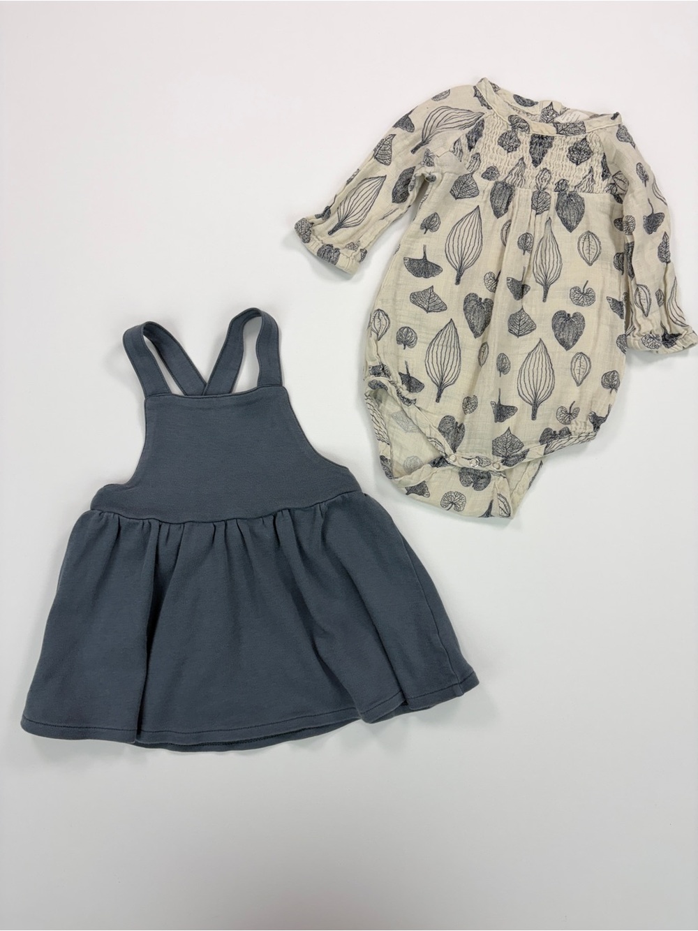 Kate Quinn Bubble Romper / Colored Organics Dress Bundle of Organic Cotton